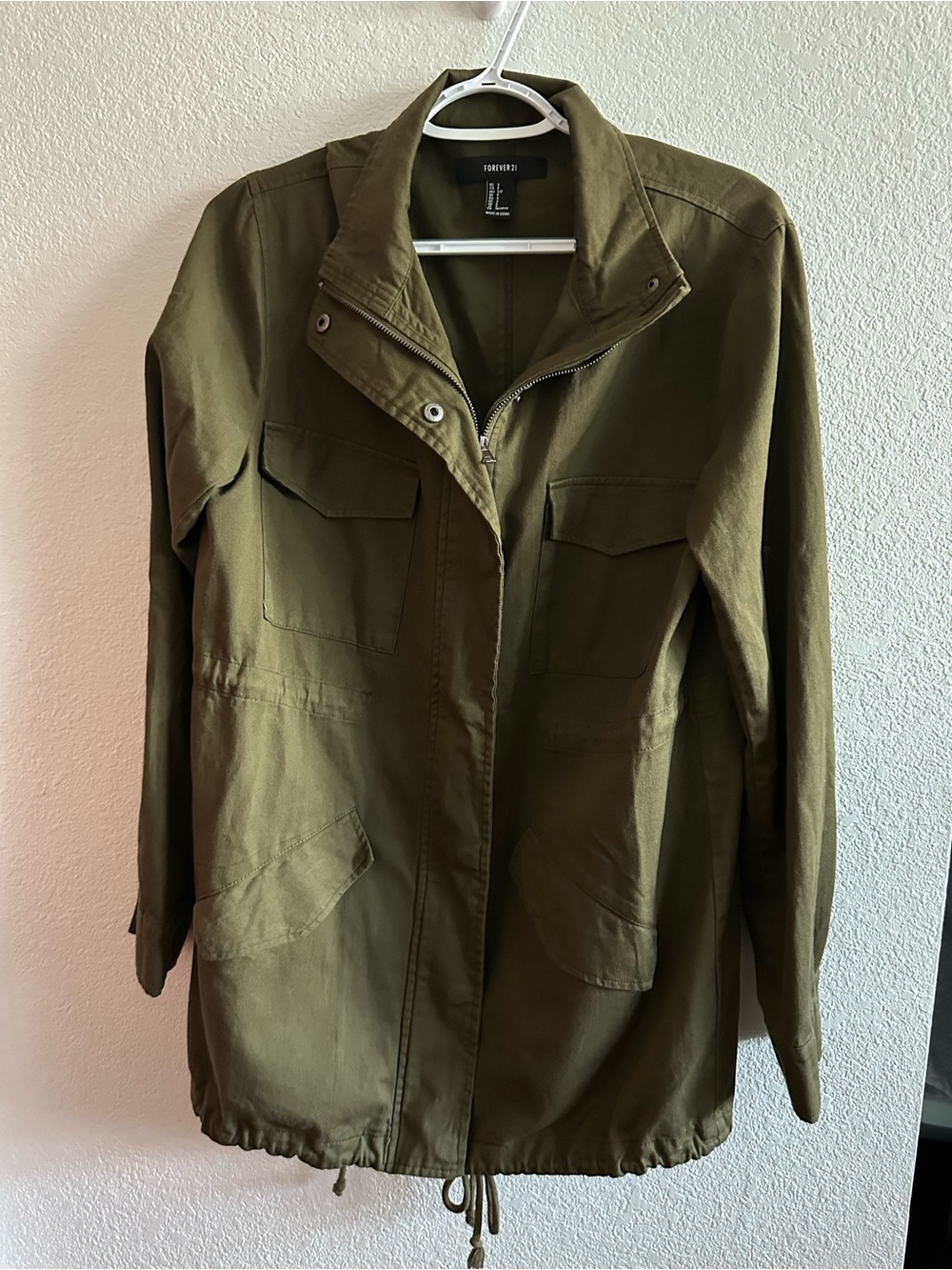 Forever 21 Olive Green Utility Jacket